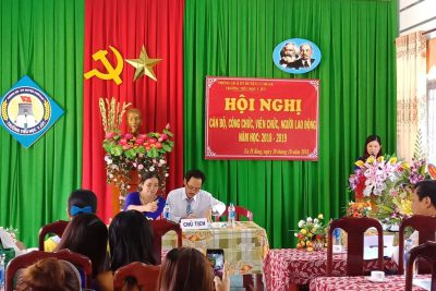 30/10 hội nghị CCVC năm học 2018-2019
