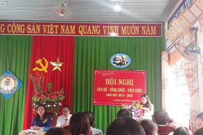 Hội nghi cán bộ – công chức – viên chức năm học 2019-2020